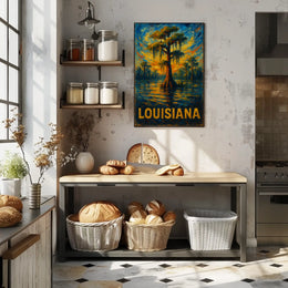 Louisiana Landscape Poster