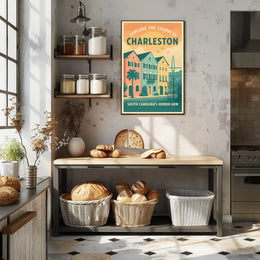 Explore The Charm Of Charleston Poster