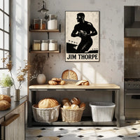 Jim Thorpe Athletic Icon Poster