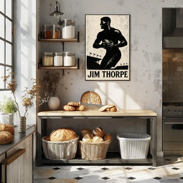 Jim Thorpe Athletic Icon Poster