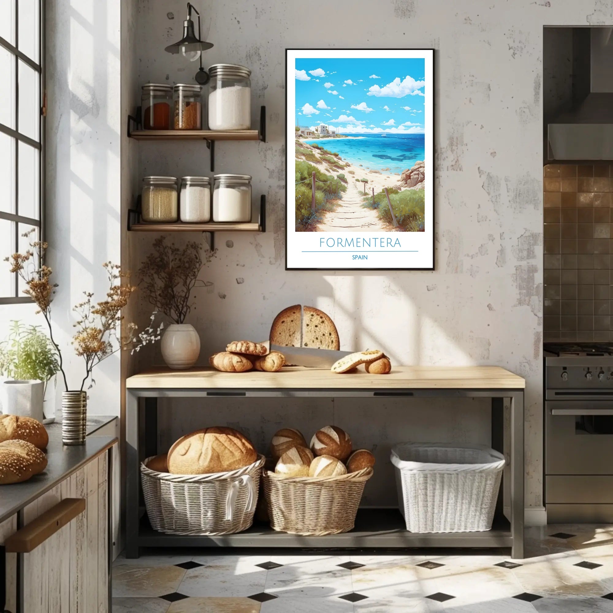 Formentera Serenity Travel Poster