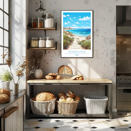 Formentera Serenity Travel Poster