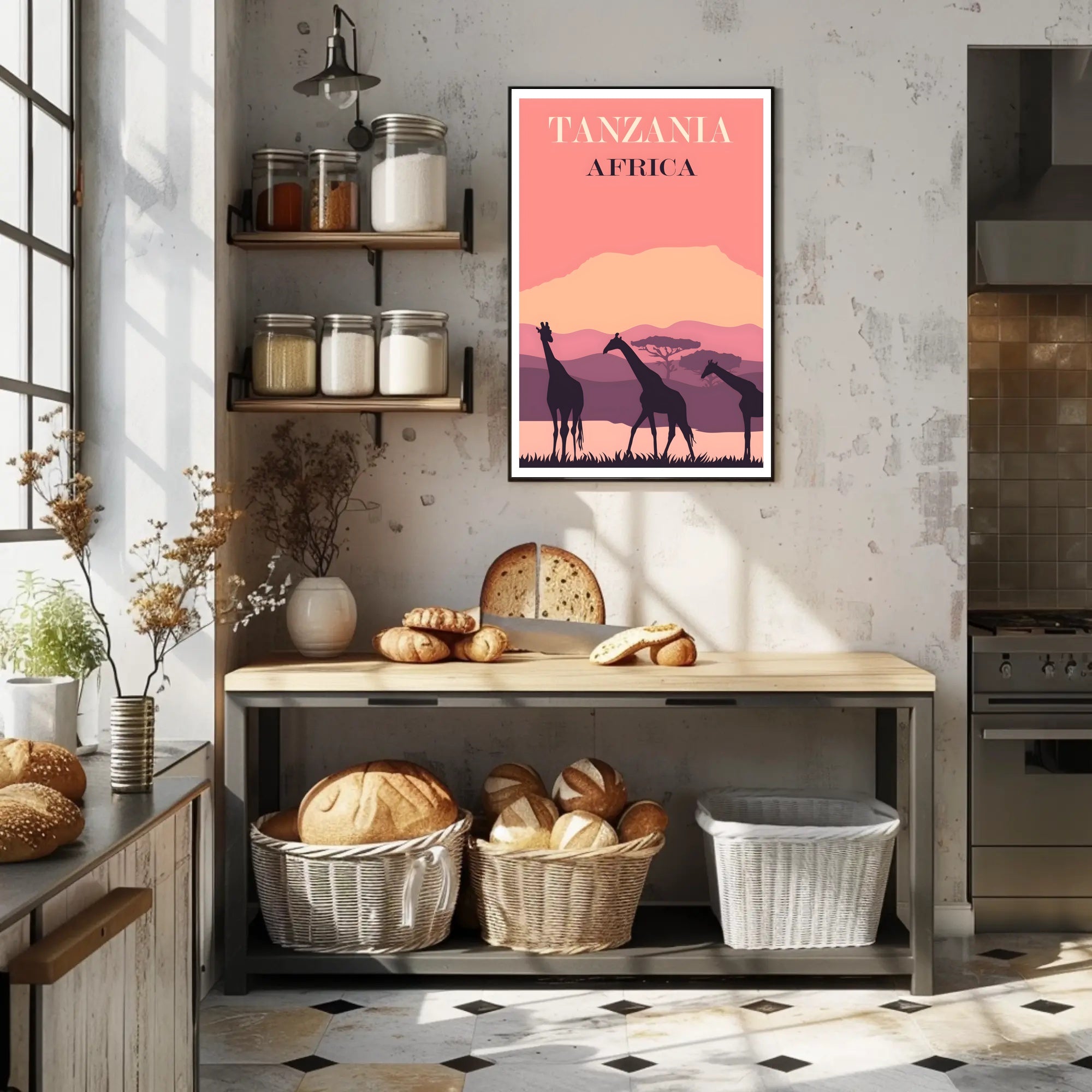 Tanzania Safari Adventure Poster