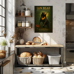 Sun Bear Jewel of the Rainforest Poster