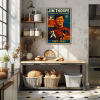 Jim Thorpe A Legacy Of Excellence Poster 18x24 Wall Art