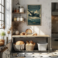 Lockheed PV-2 Harpoon WWII Aircraft Vintage Poster
