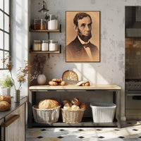 Young Abraham Lincoln Posed Portrait Poster PosterGoat