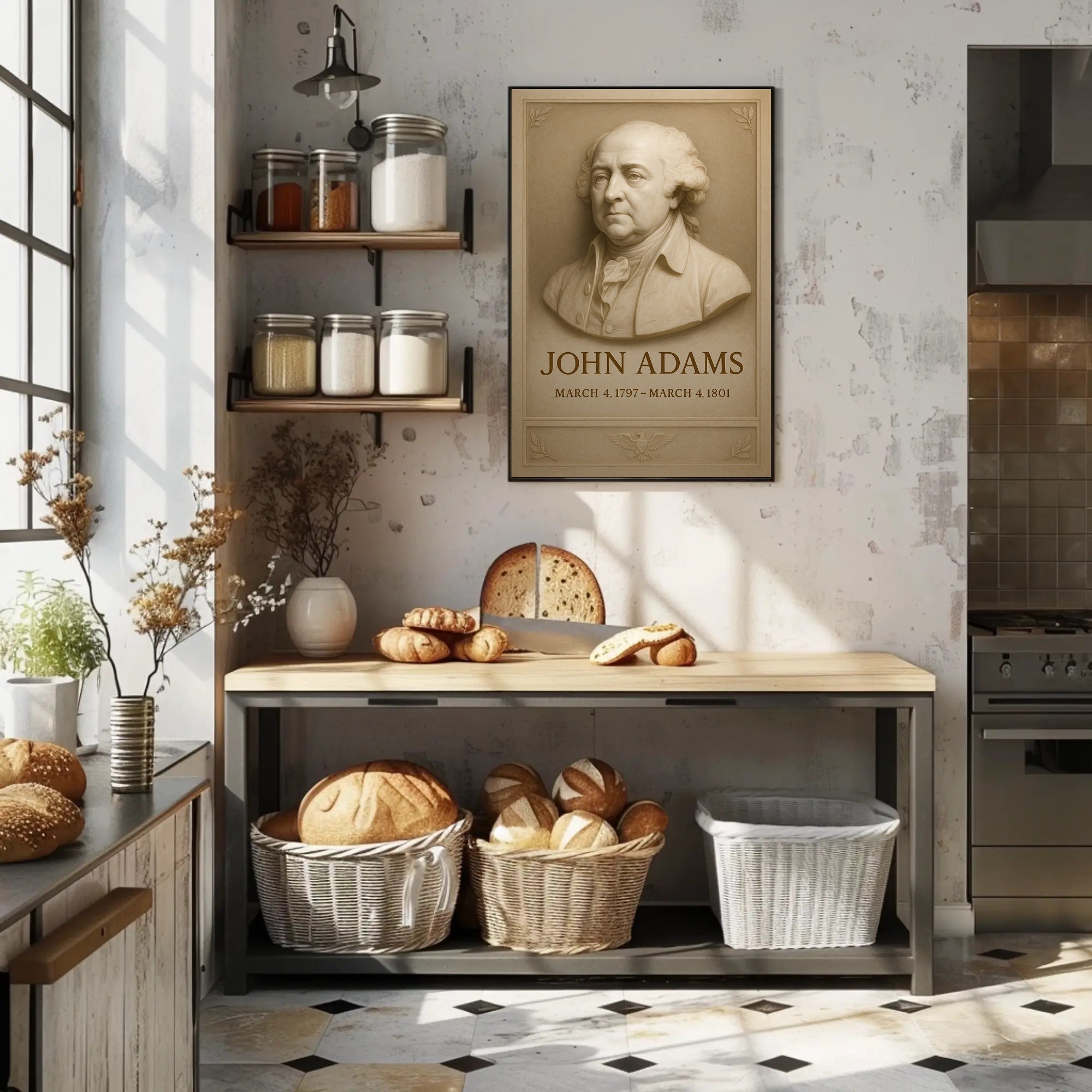 John Adams Commemorative Poster