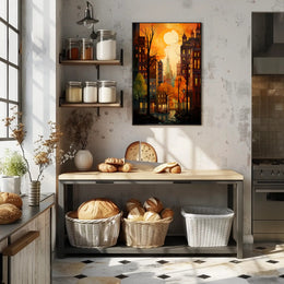 Autumn In The City Poster
