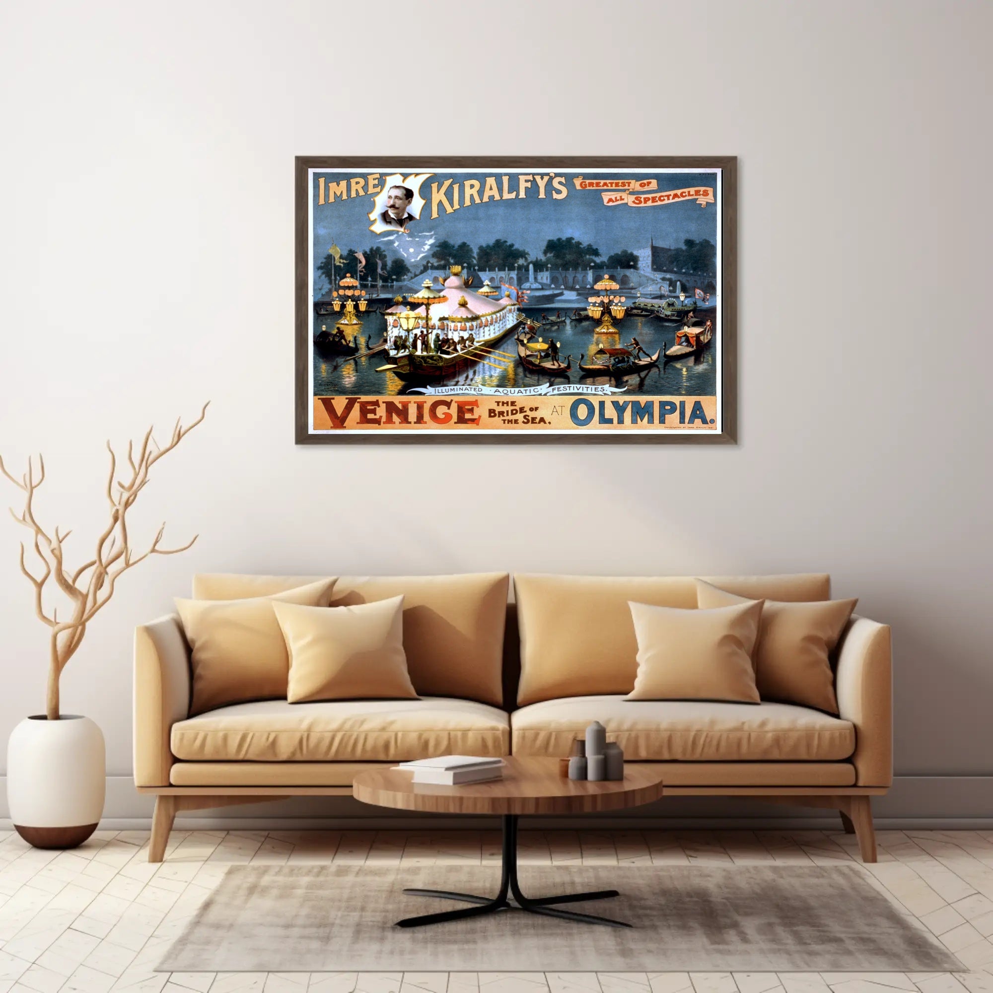 Venetian Festive Spectacle Cultural or Heritage Poster