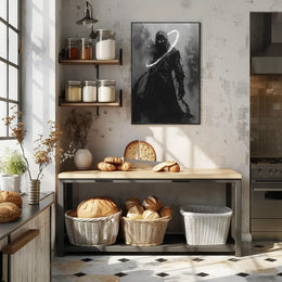 The Enigmatic Shadow Art Print Poster for Home Decor and Wanderlust Enthusiasts PosterGoat