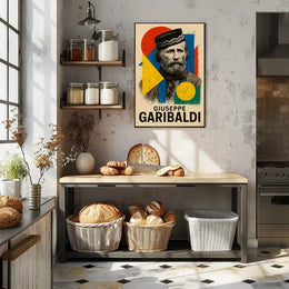 Giuseppe Garibaldi Italian Unification Historical Poster