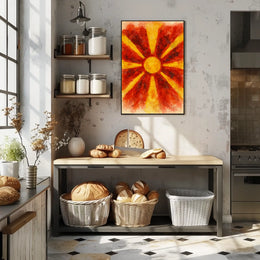 Radiant Sunburst Poster