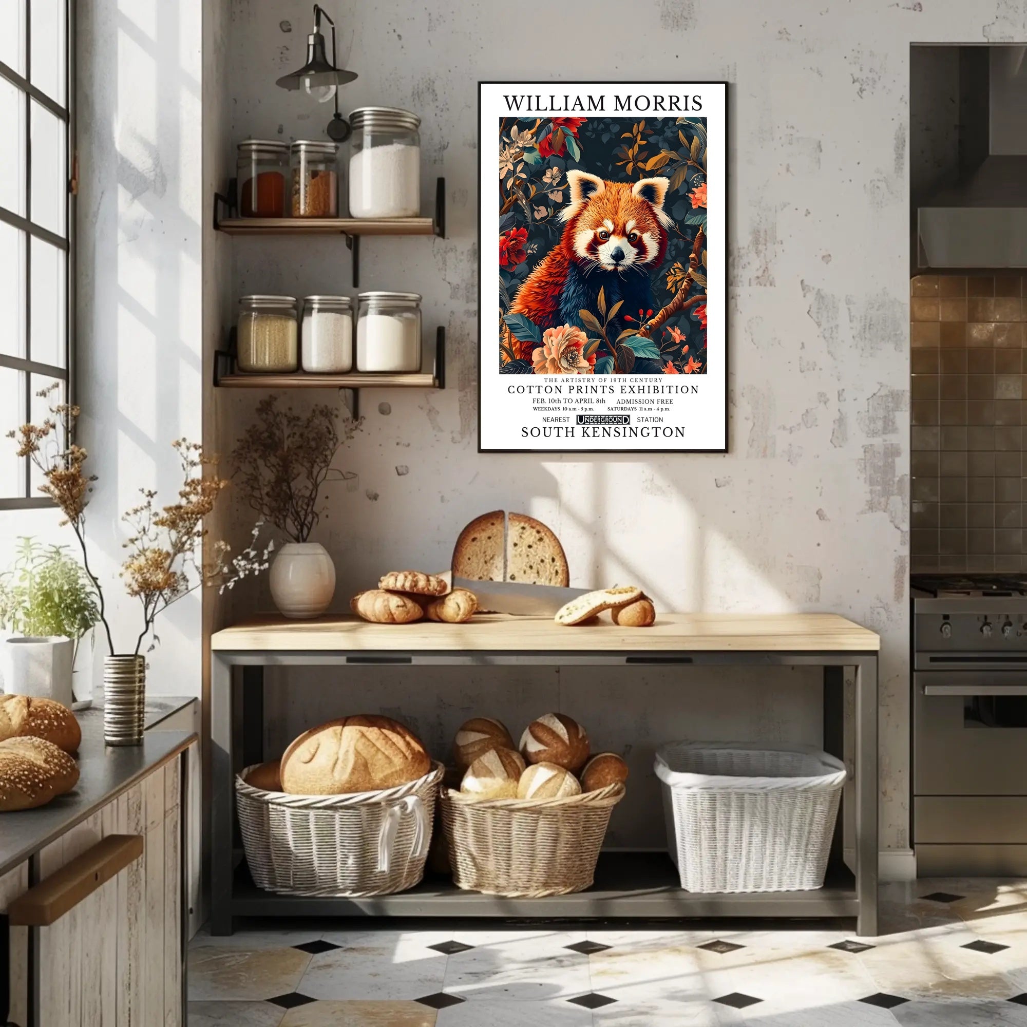 William Morris Vintage Art Exhibition Cultural or Heritage Poster