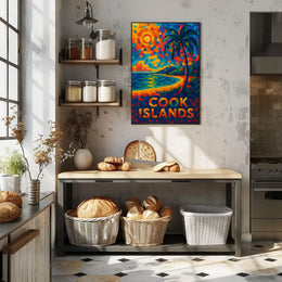 Cook Islands Mosaic Poster