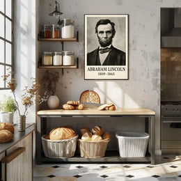 Abraham Lincoln Tribute Photography Poster