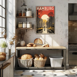 Hamburg Tierpark Hagenbeck Poster