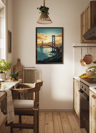 San Francisco Bay Bridge Poster