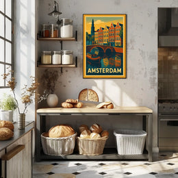 Amsterdam Scenic Poster