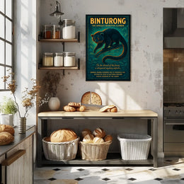 Binturong The Jungles Secretive Climber Poster