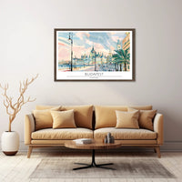 Budapest Cityscape Poster PosterGoat