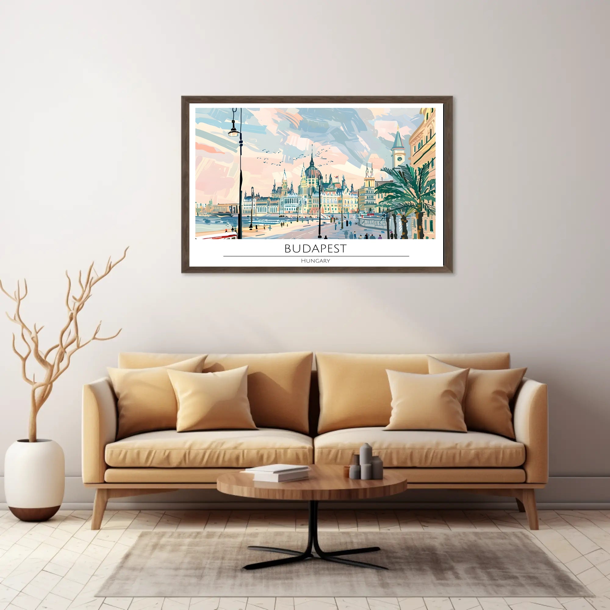 Budapest Cityscape Poster PosterGoat