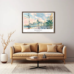 Budapest Cityscape Poster PosterGoat