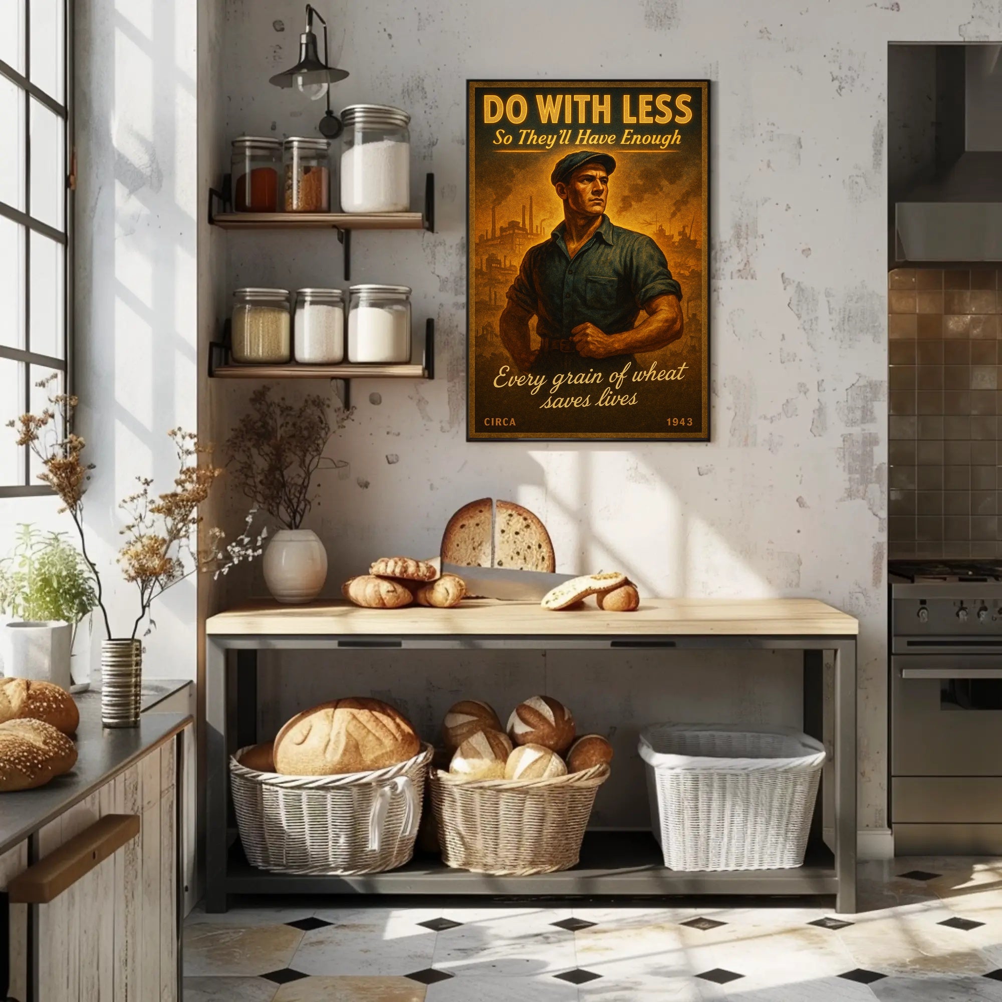 Wartime Conservation Effort Poster