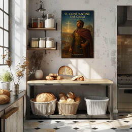 St. Constantine The Great Emperor Of Poster