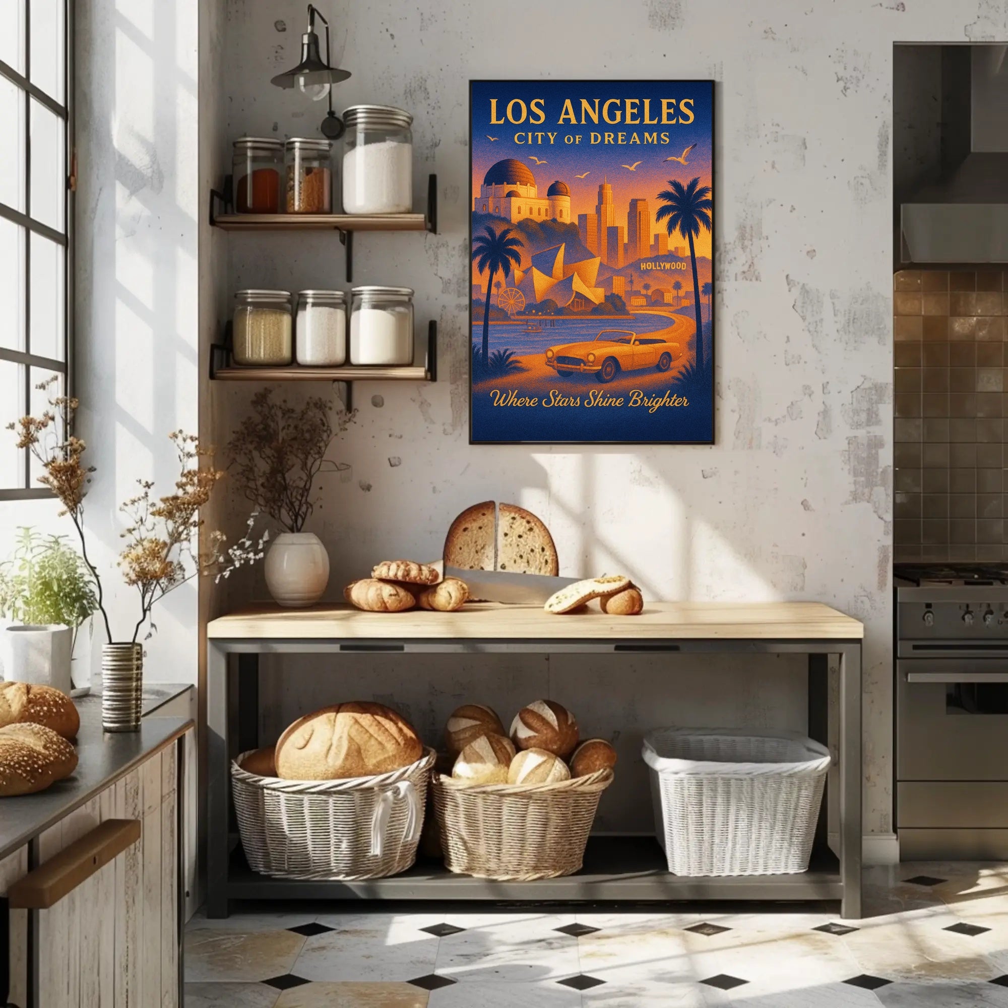 Los Angeles City of Dreams Poster Print PosterGoat