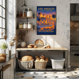 Los Angeles City of Dreams Poster Print PosterGoat