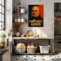 John Quincy Adams Classic Heritage Decor Poster