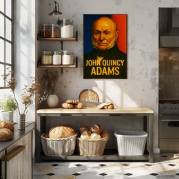 John Quincy Adams Classic Heritage Decor Poster