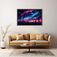 Cosmic Cityscape Poster PosterGoat