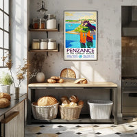 Penzance In The Cornish Riviera Poster