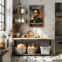 Abraham Lincoln Vintage Patriotic Historical or Presidential Poster