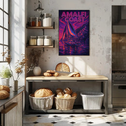 Amalfi Coast Dreamscape Poster