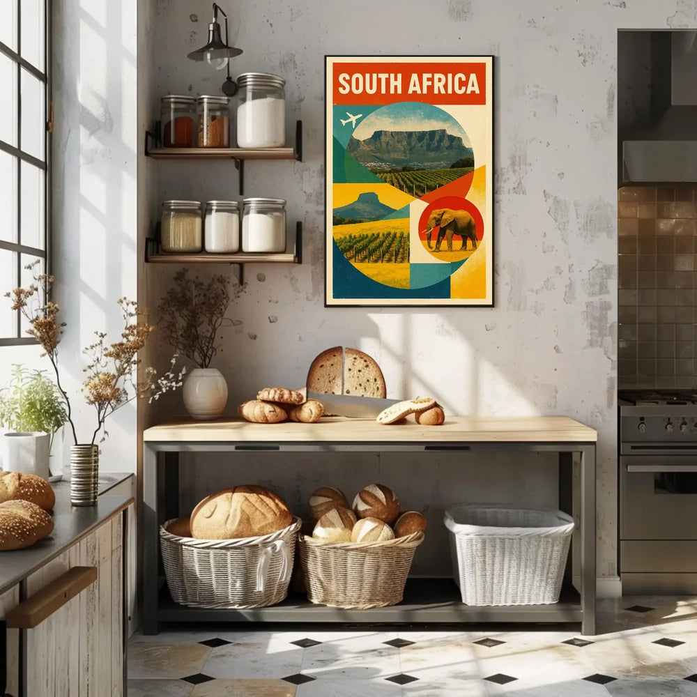 Discover South Africa Travel Inspiration Poster