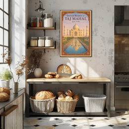 Eternal Beauty of the Taj Mahal Poster PosterGoat