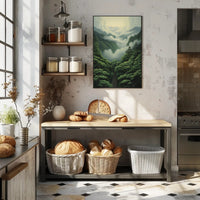 Journey Through The Misty Mountains Poster