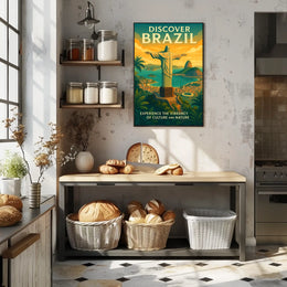 Discover Brazil Poster
