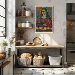 Saint Frances Of Rome Poster