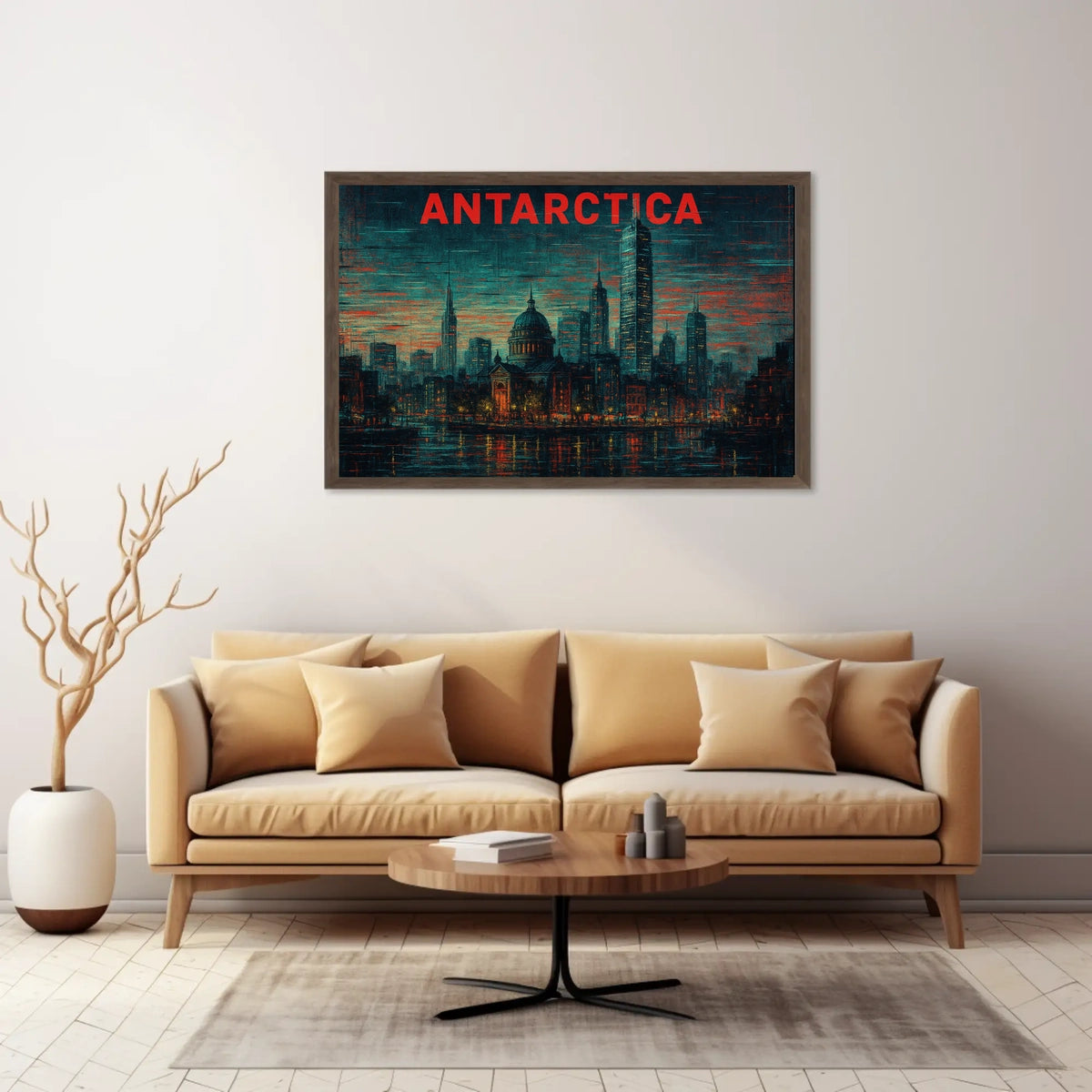 Antarctica Urban Dreamscape Poster