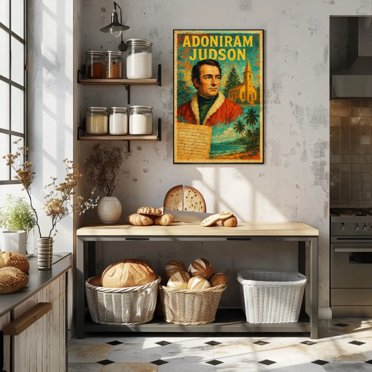Adoniram Judson Faithful Legacy Historical or Presidential Poster