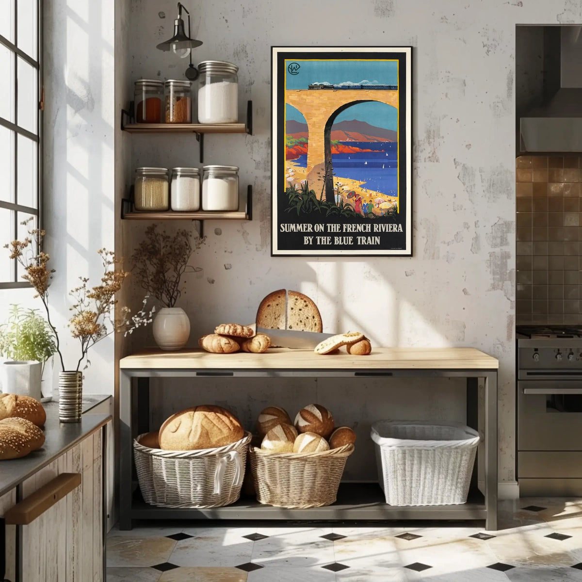 Summer On The French Riviera Poster