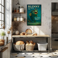 Blenny Salt Water Fish Poster