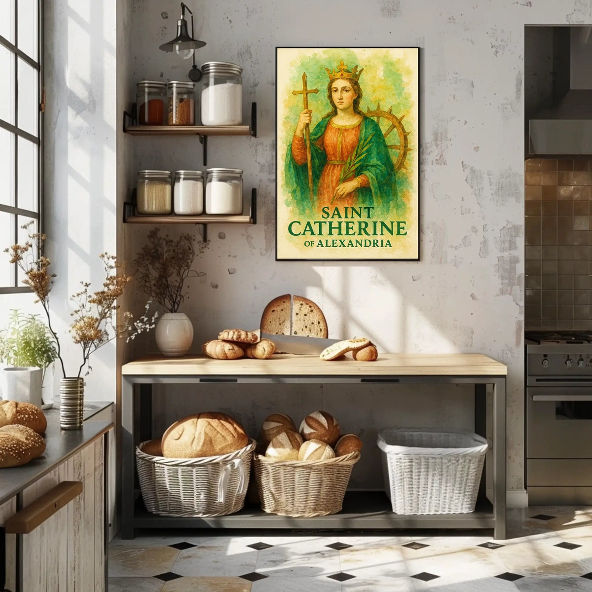 Saint Catherine of Alexandria Poster