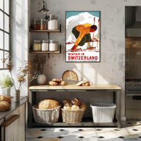 Winter In Switzerland Poster