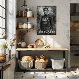 Jim Thorpe Athletic Icon Poster
