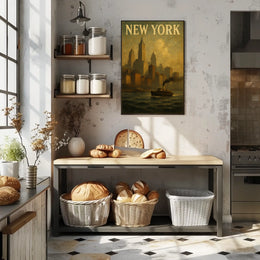 New York Cityscape Poster